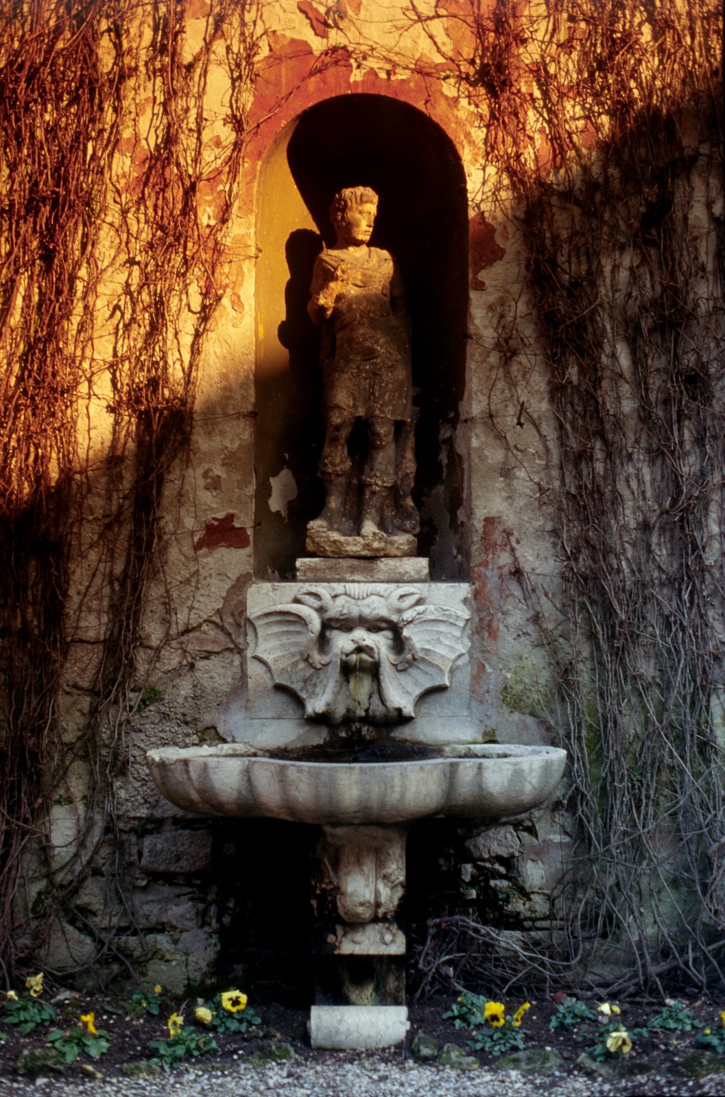 Renaissance-Skulptur, Marmor oder Bronze, mit ausgewogenem Kontrapost