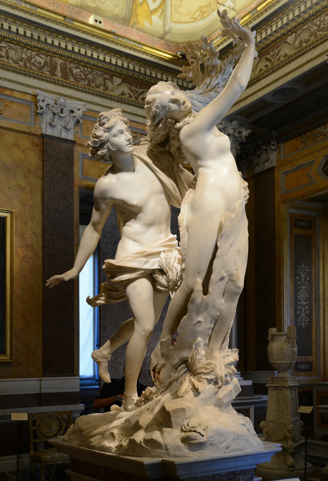 Berninis Apollo und Daphne – Skulptur, Hauptansicht