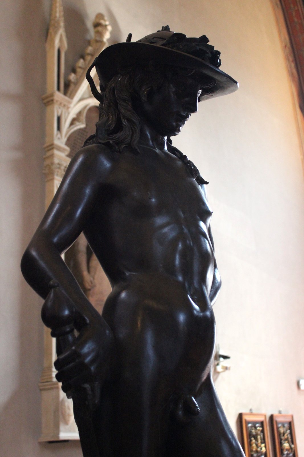 Donatellos Bronze-David, Wachsausschmelzguss um 1440, Bargello Florenz
