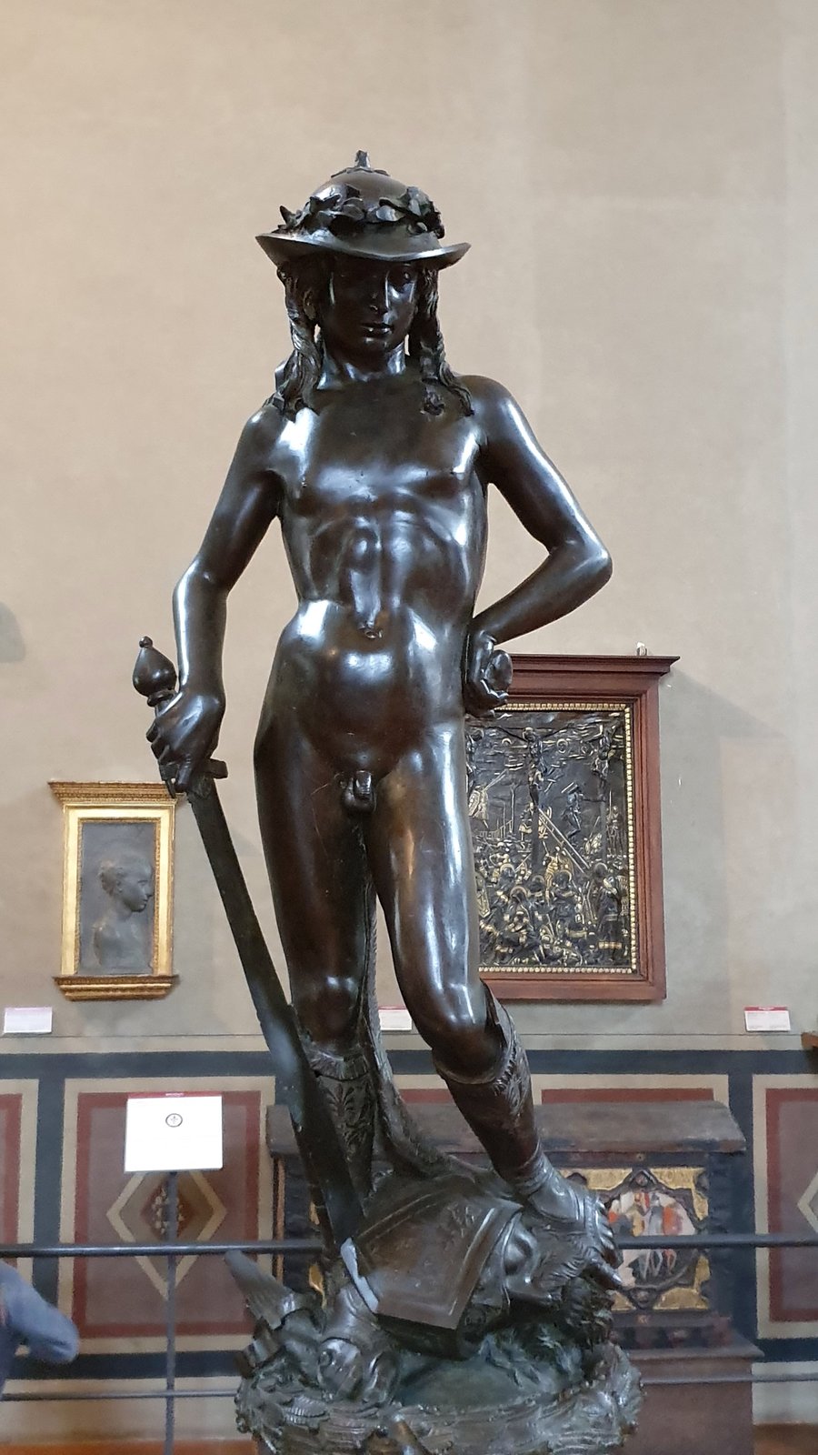 Donatellos Bronze-David, Wachsausschmelzguss um 1440, Bargello Florenz