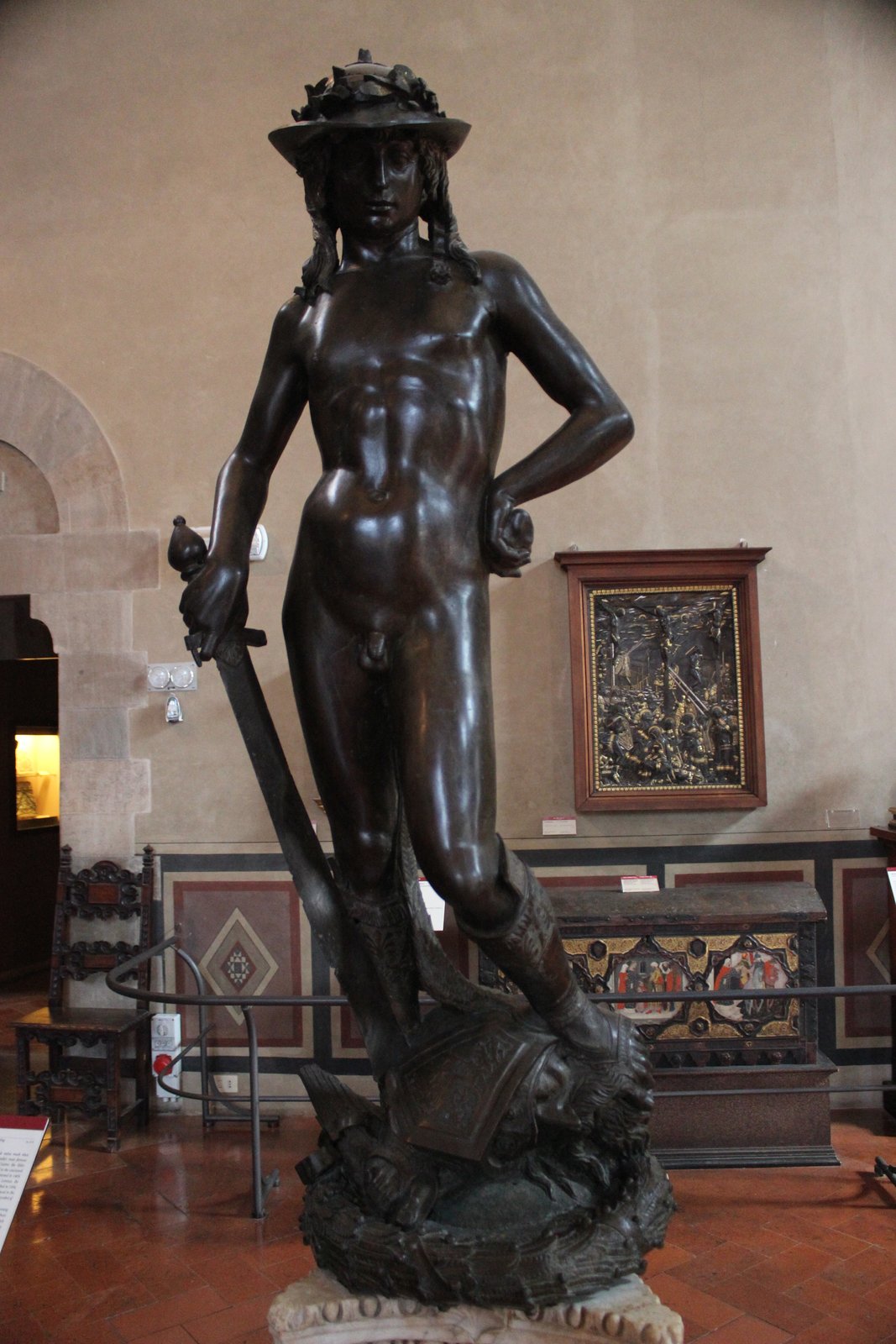 Donatellos Bronze-David, Wachsausschmelzguss um 1440, Bargello Florenz
