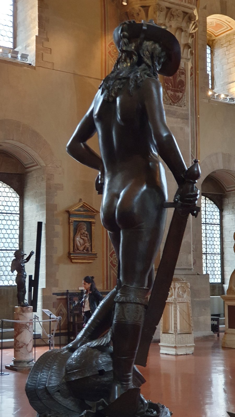 Donatellos Bronze-David, Wachsausschmelzguss um 1440, Bargello Florenz