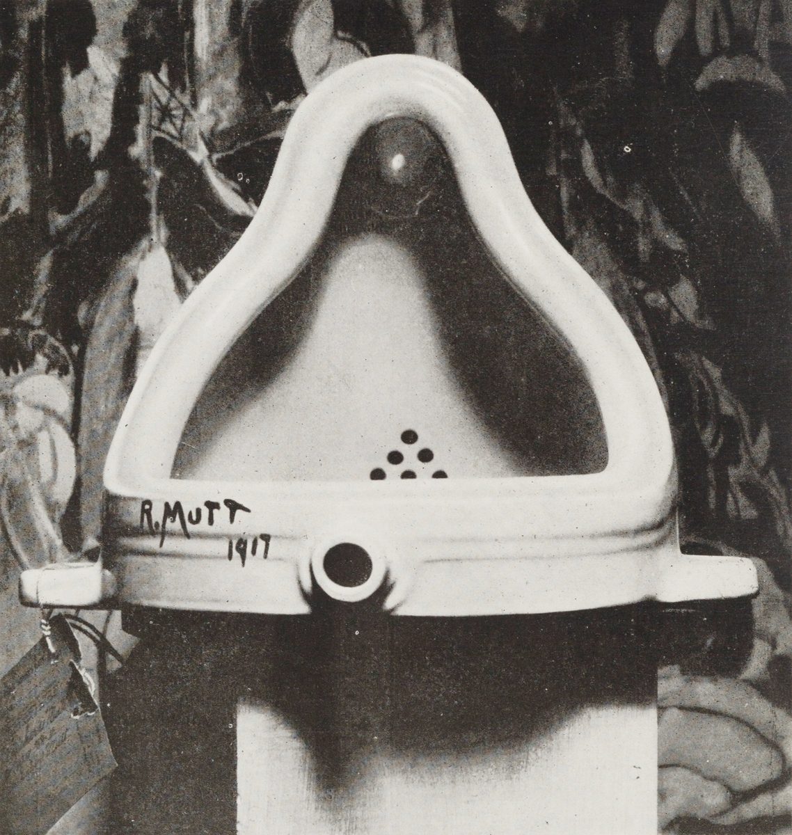 Duchamps Fountain – Skulptur, Hauptansicht
