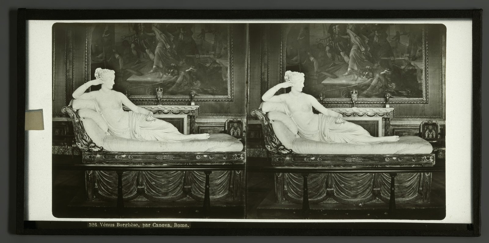 Canovas Pauline Borghese als Venus Victrix – Skulptur, Hauptansicht