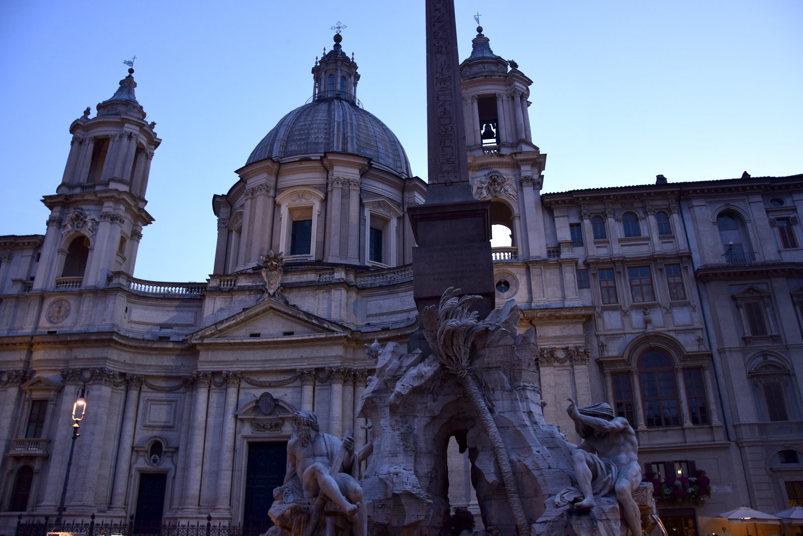 Berninis Vier-Ströme-Brunnen, Piazza Navona