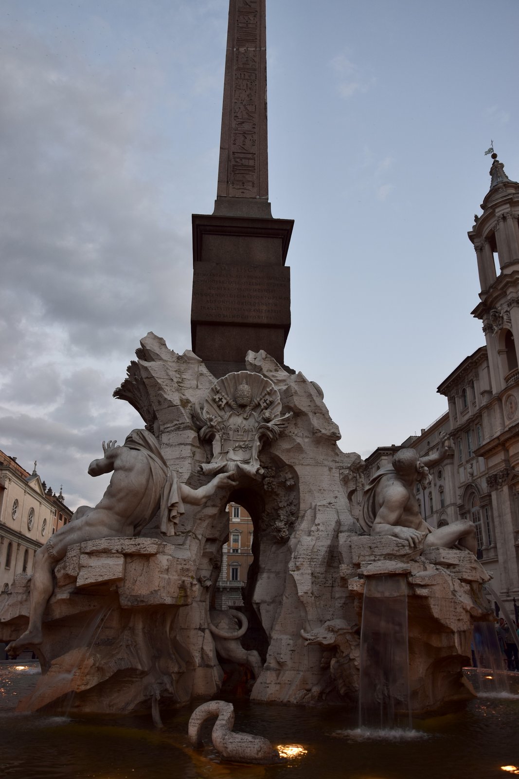 Berninis Vier-Ströme-Brunnen, Piazza Navona